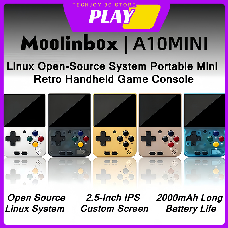 Retro Gaming Gameboy - Moolinbox A10Mini 2.8インチ Linux ミニオープンソース 640