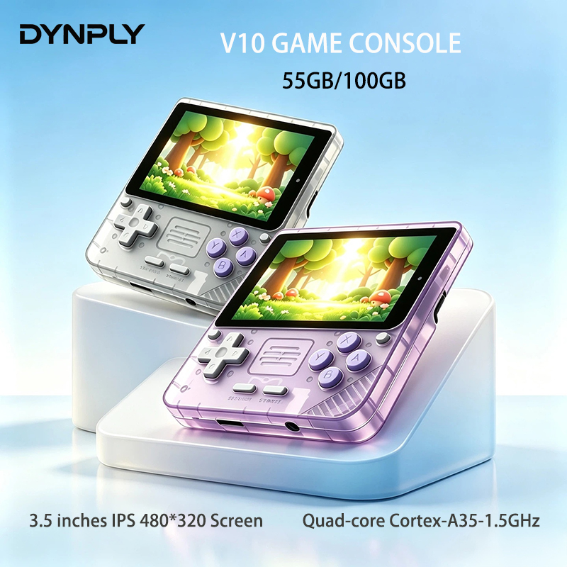Retro Gaming Gameboy - POWKIDDY V10 3.5 インチ IPS Oca