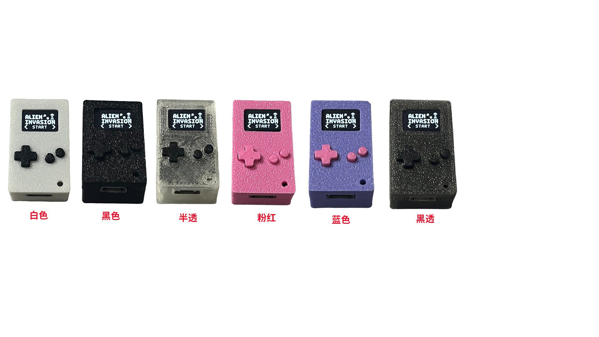 Retro Gaming Consoles - Thumby Mini レトロハンドヘルドゲームコンソール - 20種類以上の内蔵ゲーム、PCからダウンロード可能、ポータブルゲーム（6色）