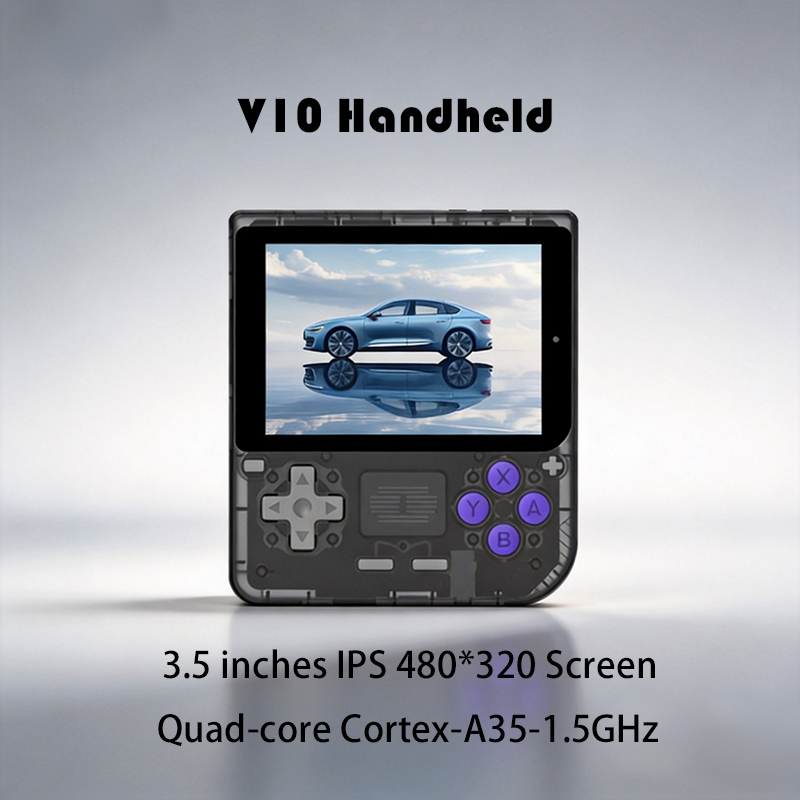 Retro Gaming Gameboy - 新しい V10 レトロビデオハンドヘルドゲームコンソール 3.5 インチ IPS