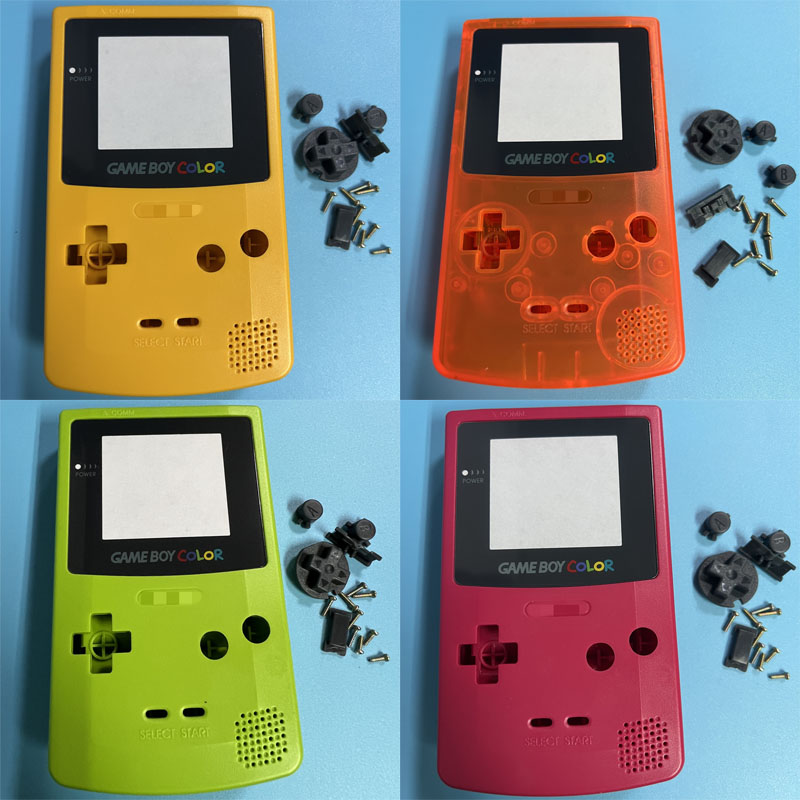 Retro Gaming Table - ゲームボーイカラーシェル Gbc 交換用シェル 限定版 発光ゲーム周辺機器 レトロゲーム機用アクセサリー