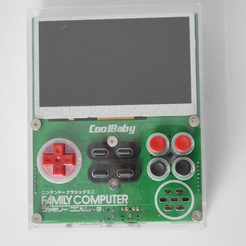 Retro Gaming Consoles - Coolbaby x7-ポータブルビデオゲームコンソール,8ビット,3.5インチ,統合された60ピンカートリッジ