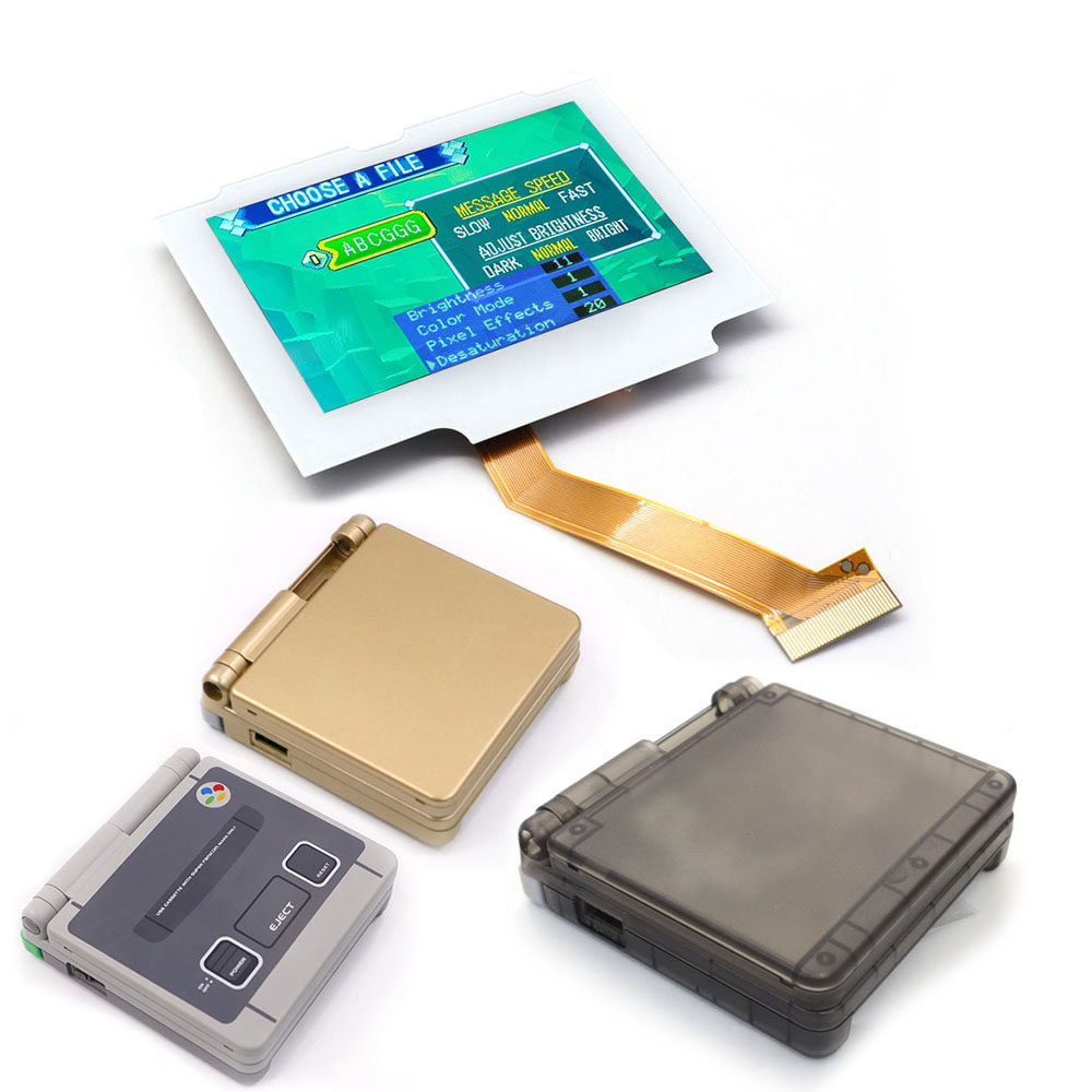 Retro Gaming Gameboy - HISPEEDIDO プレラミネート IPS V5 スクリーンキット ゲームボーイアドバンス