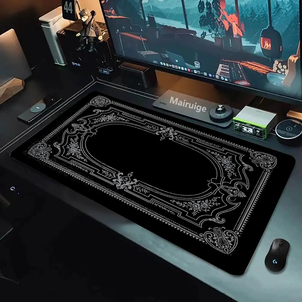 新しい黒ペルシャ絨毯神秘的なレトロマウスパッド Pc ゲーマ - Retro Gaming Table のレビューと価格