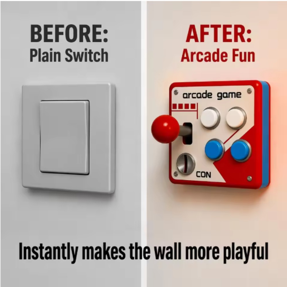 レトロアーケードジョイスティックスイッチプレートカバー、パン - Game Retro Gaming のレビューと価格