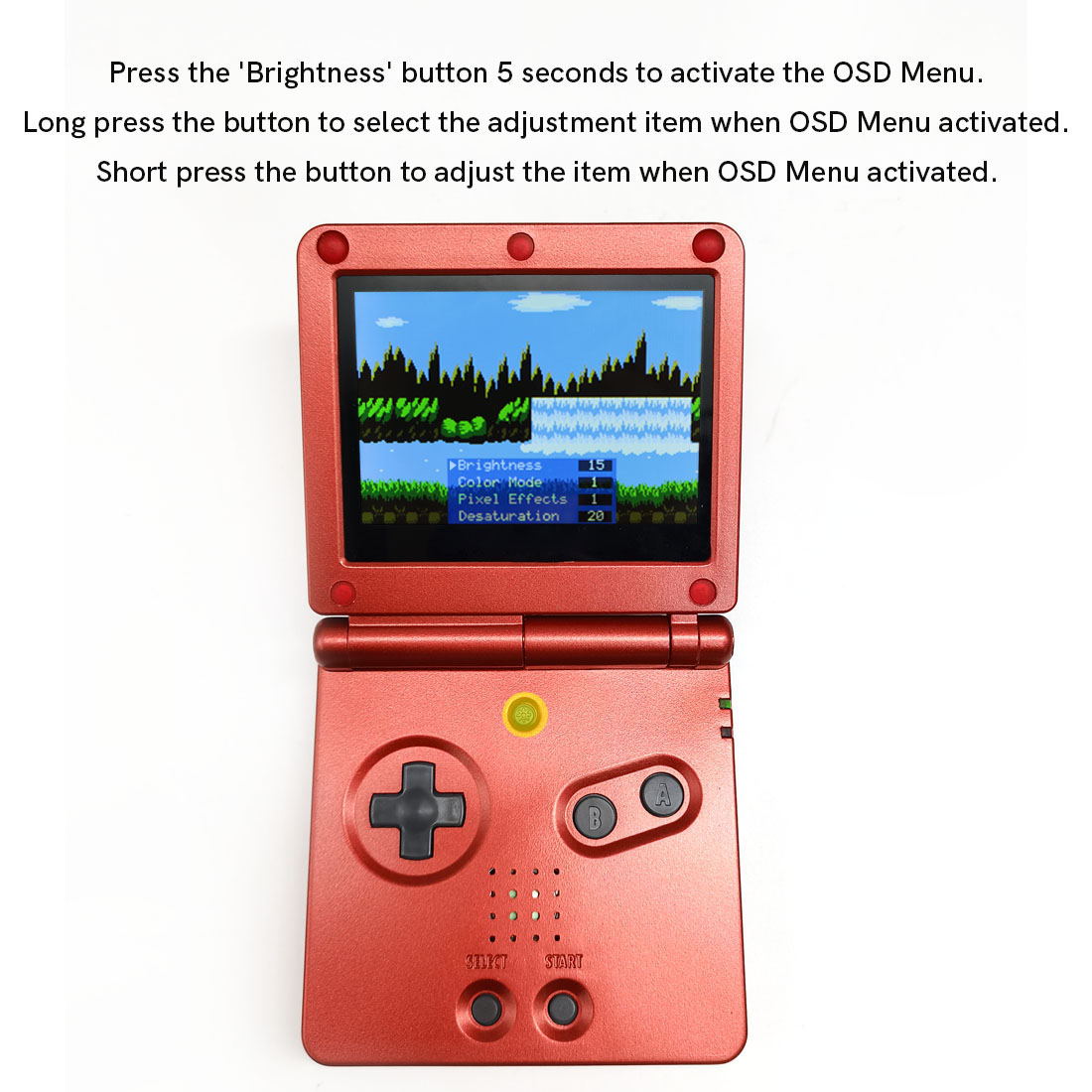 GBA SP V5 720x480 レトロピクセル 3.0イ - Retro Gaming Gameboy のレビューと価格