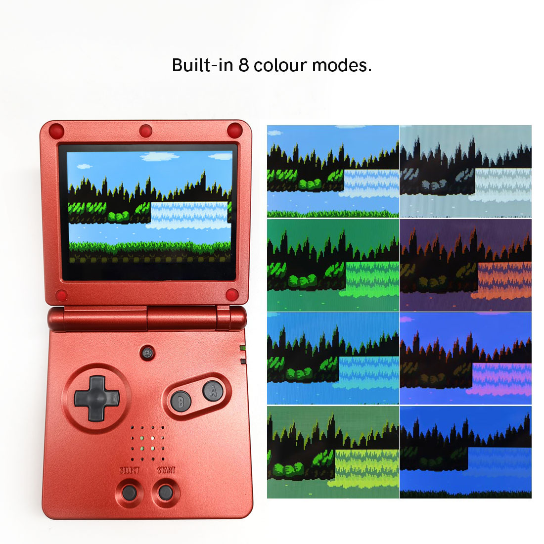 GBA SP V5 720x480 レトロピクセル 3.0イ - Retro Gaming Gameboy のレビューと価格