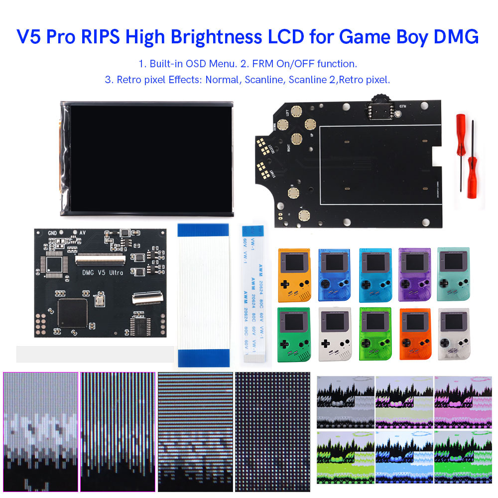 HISPEEDIDO For GB Dmg V5 Pro 3 - Retro Gaming Gameboy のレビューと価格