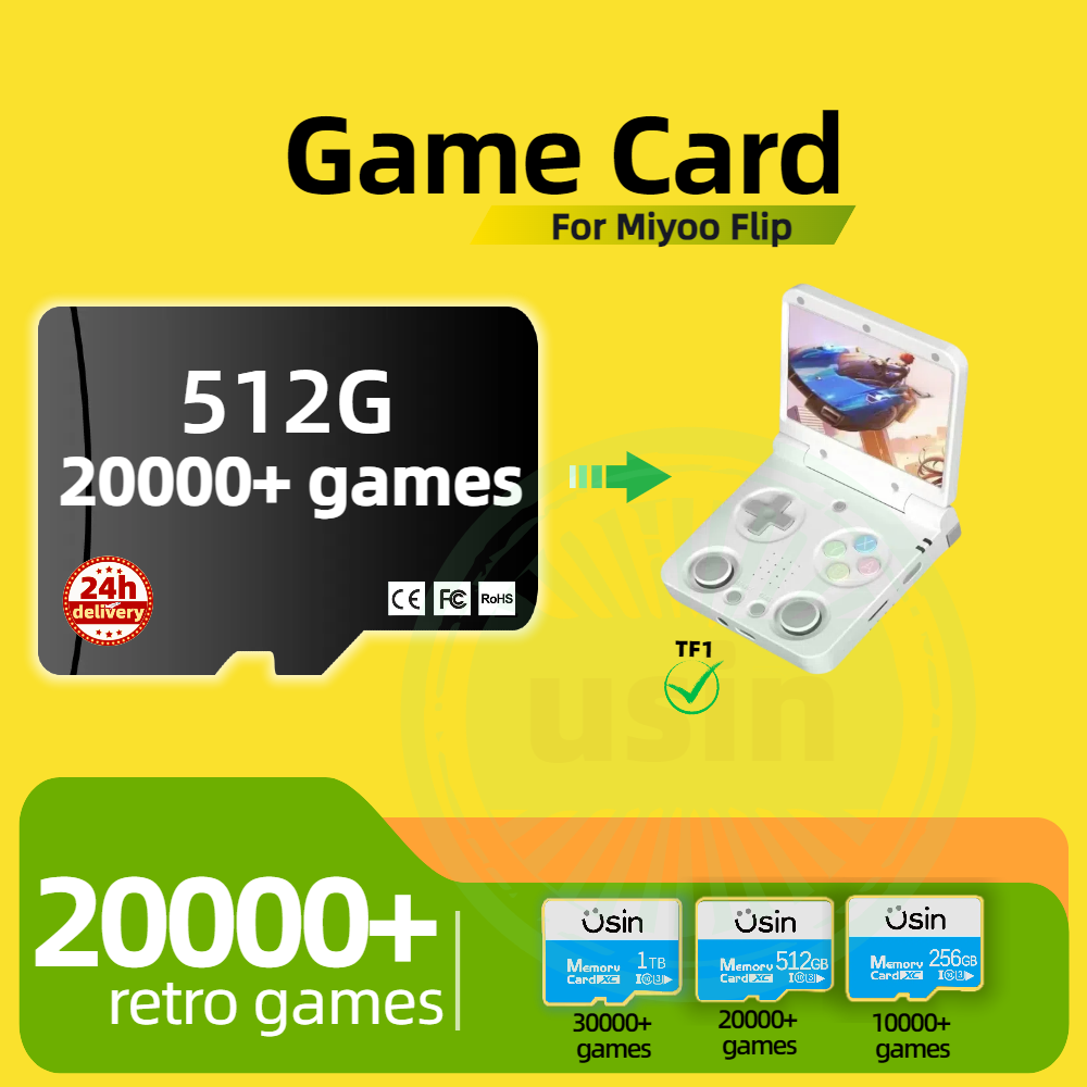 Miyoo Flip 30000+レトロクラシックゲームカー - Retro Gaming Table のレビューと価格