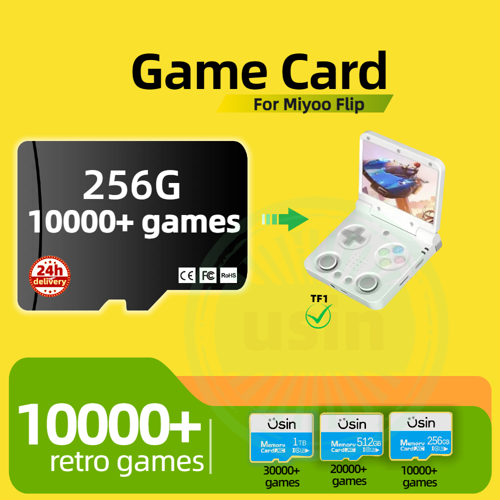 Miyoo Flip 30000+レトロクラシックゲームカー - Retro Gaming Table のレビューと価格