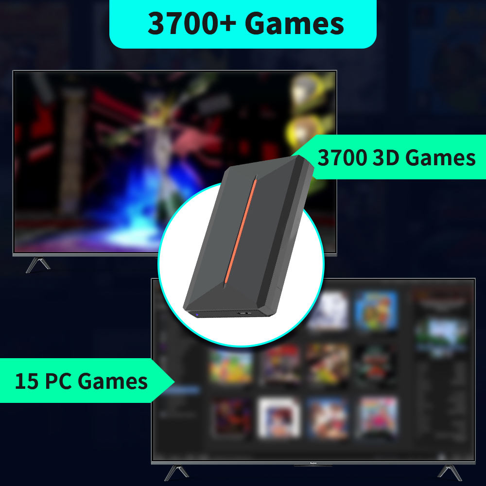 Launchbox-osポータブルHDDレトロゲームコンソー - Retro Gaming Table のレビューと価格