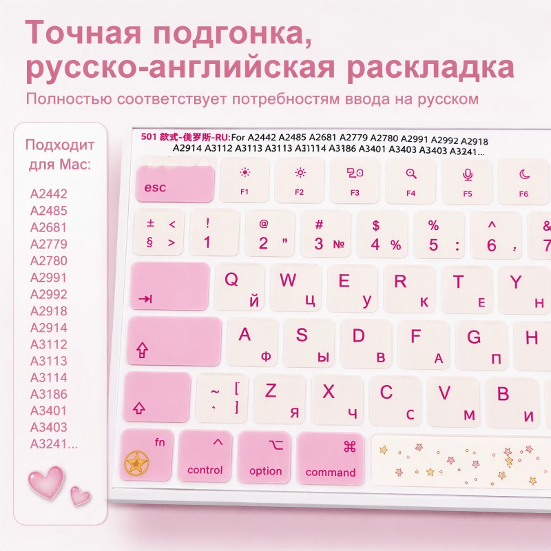RU ロシア語 ISO レイアウト キーキャップ デカール、 - Retro Gaming Mac のレビューと価格