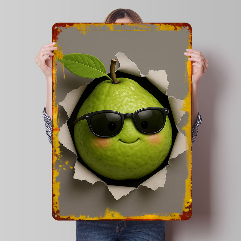 クールな梨が紙を突き破るプリントポスター、カスタマイズされた - Retro Gaming Wallpaper のレビューと価格